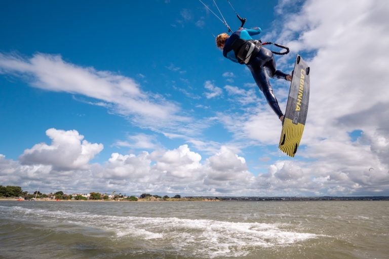 7 jump transition ProKite Alby Rondina Kitesurfing school in Sicily